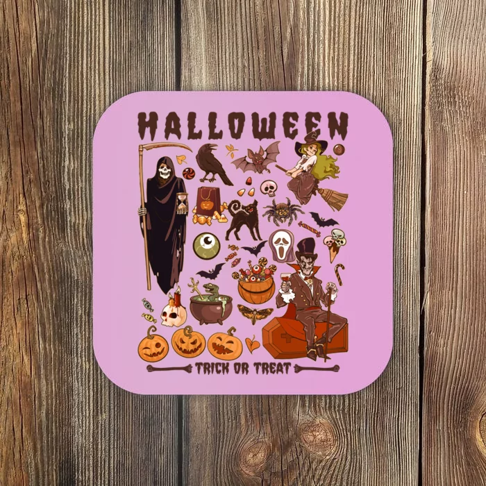 Halloween Trick Or Treat Coaster