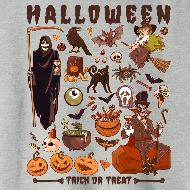 Halloween Trick Or Treat Women's Crop Top Tee