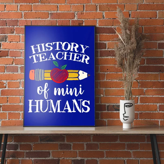 History Teacher Of Mini Hu Team Funny Gift Poster