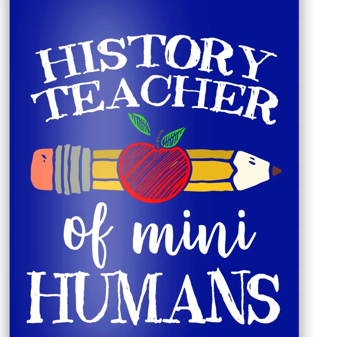 History Teacher Of Mini Hu Team Funny Gift Poster