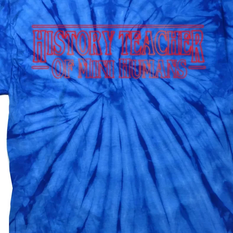 History Teacher Of Mini Hu Team Funny Gift Tie-Dye T-Shirt