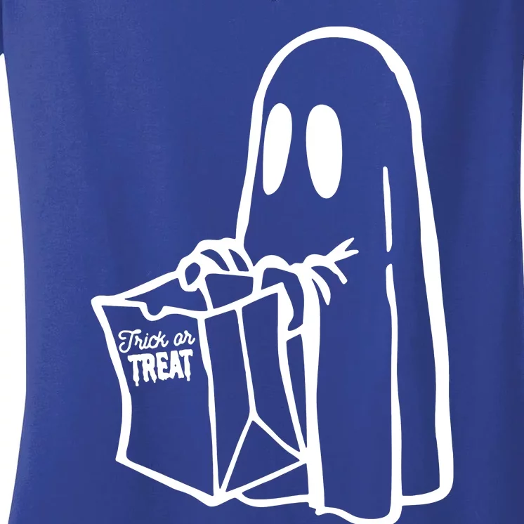 Halloween Trick Or Treat Women's V-Neck T-Shirt