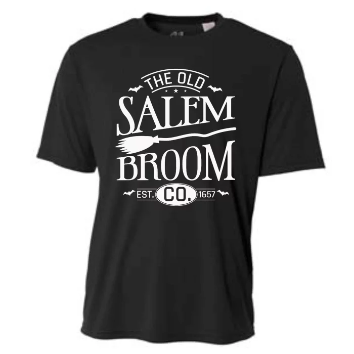 Halloween The Old Salem Broom Halloween Day Cooling Performance Crew T-Shirt