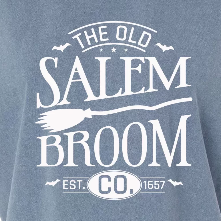 Halloween The Old Salem Broom Halloween Day Garment-Dyed Women's Muscle Tee