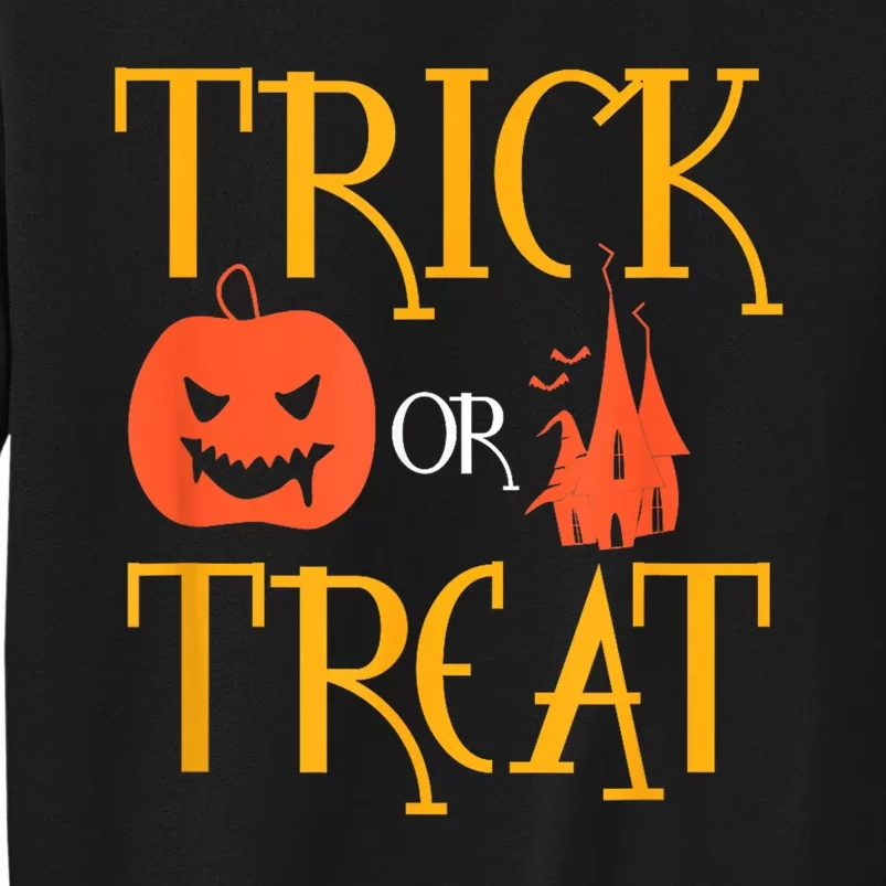 Halloween Trick Or Treat Tall Sweatshirt