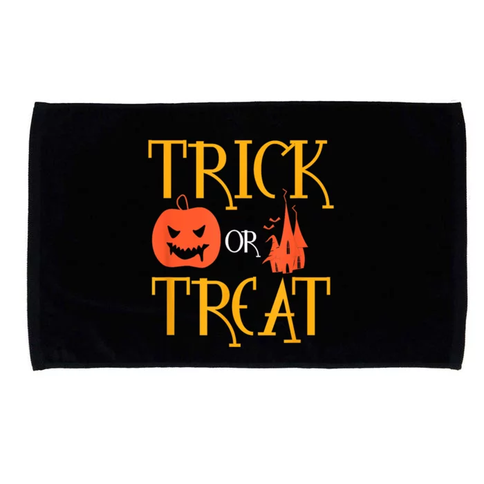 Halloween Trick Or Treat Microfiber Hand Towel