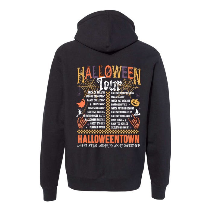 Halloween Tour Official Front And Back Front & Back Premium Hoodie