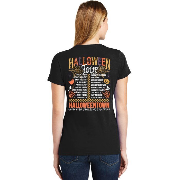 Halloween Tour Official Front And Back Front & Back Women's T-Shirt