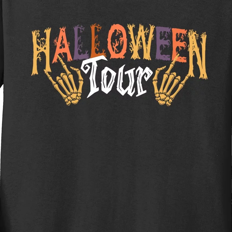 Halloween Tour Official Front And Back Front & Back Kids Long Sleeve Shirt