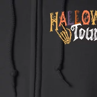 Halloween Tour Official Front And Back Front & Back Full Zip Hoodie