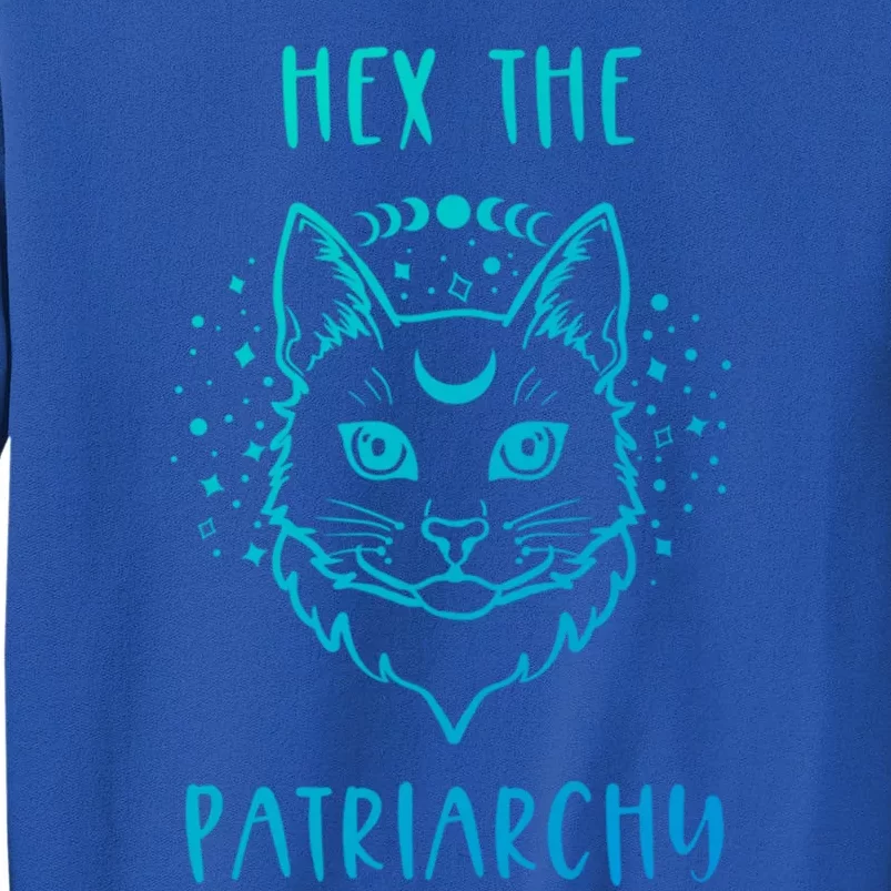 Hex The Patriarchy Feminism And Feminist Witch Moon Phase Meaningful Gift Tall Sweatshirt