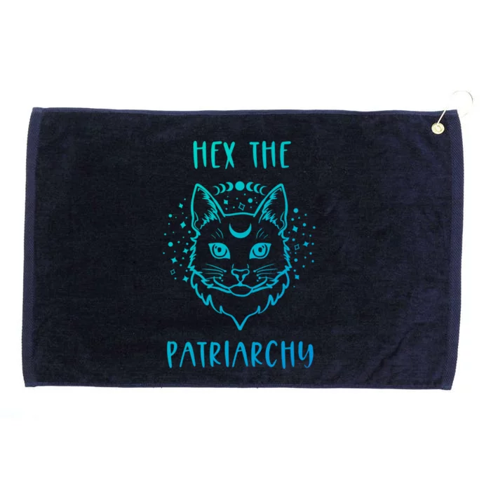 Hex The Patriarchy Feminism And Feminist Witch Moon Phase Meaningful Gift Grommeted Golf Towel