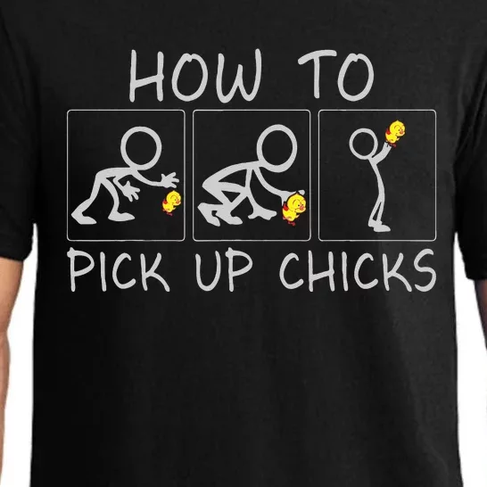 How To Pick Up Chicks Funny Pajama Set