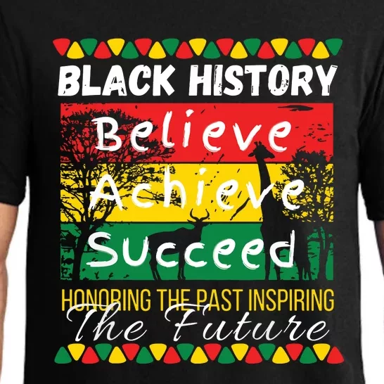 Honoring The Past Inspiring The Future Black History Month Pajama Set