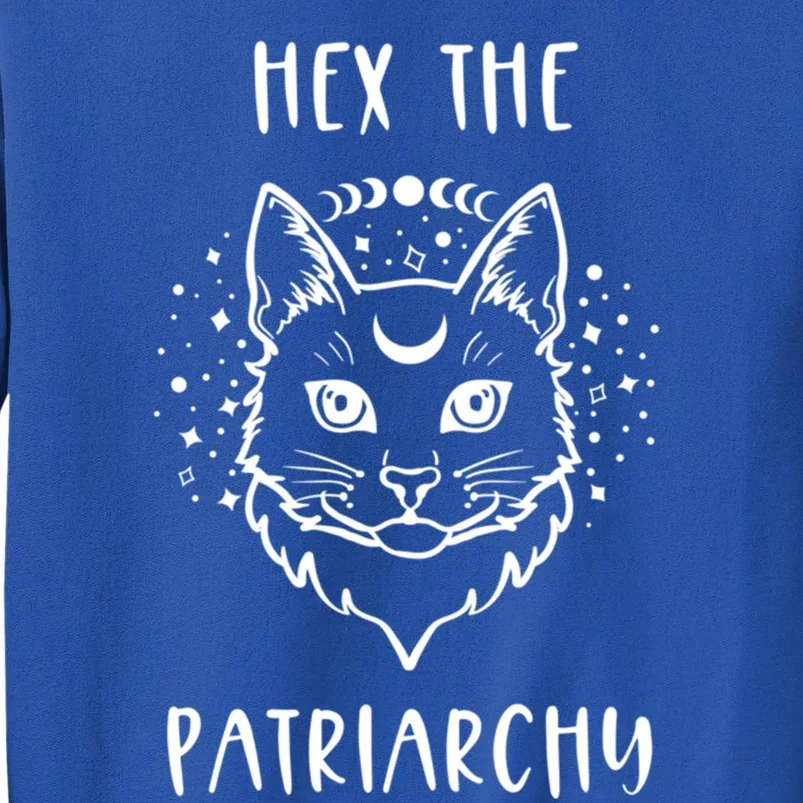 Hex The Patriarchy Feminism And Feminist Witch Moon Phase Gift Sweatshirt