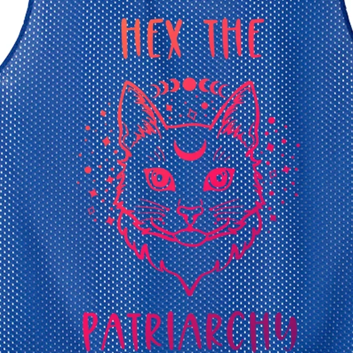 Hex The Patriarchy Feminism And Feminist Witch Moon Phase Meaningful Gift Mesh Reversible Basketball Jersey Tank