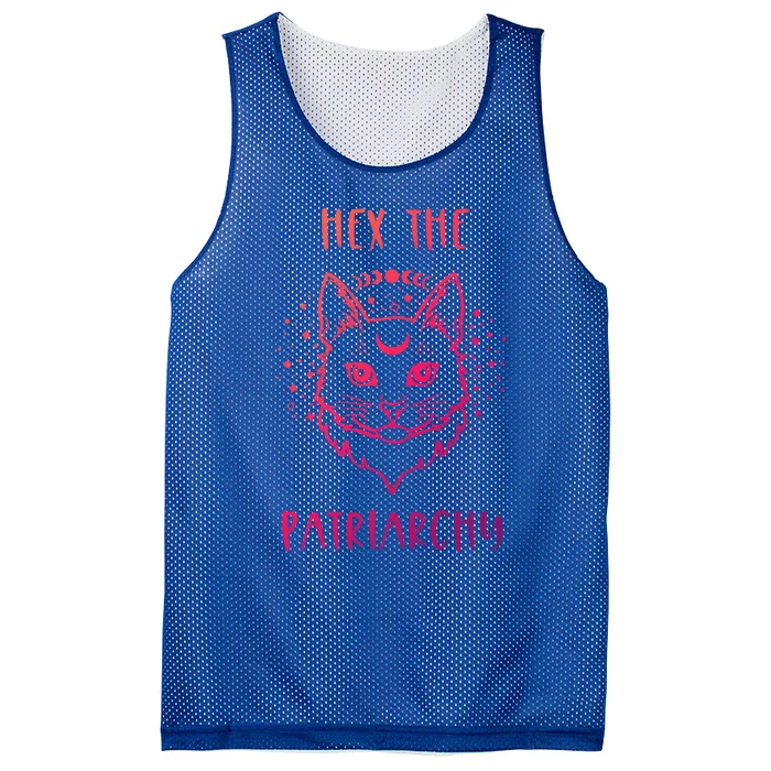 Hex The Patriarchy Feminism And Feminist Witch Moon Phase Meaningful Gift Mesh Reversible Basketball Jersey Tank