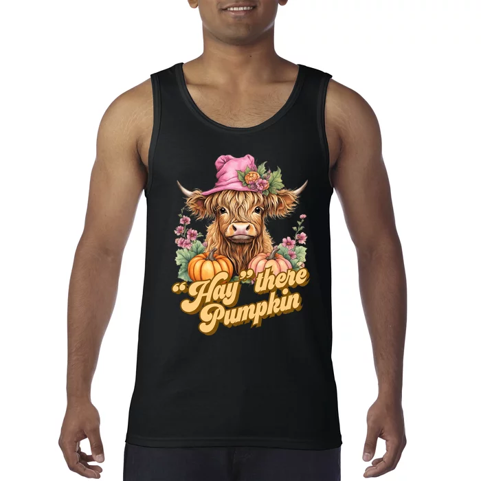 Hay there Pumpkin Coo for Cow Lovers Tank Top