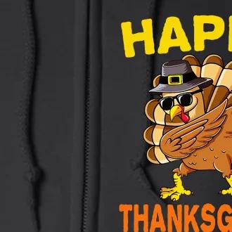 Happy Thanksgiving Pilgrim Turkey Full Zip Hoodie