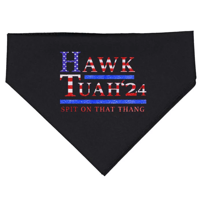 Hawk Tush Political Parody 2024 USA-Made Doggie Bandana