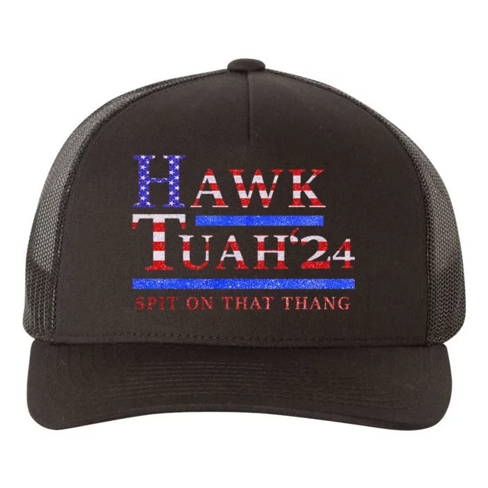 Hawk Tush Political Parody 2024 Yupoong Adult 5-Panel Trucker Hat