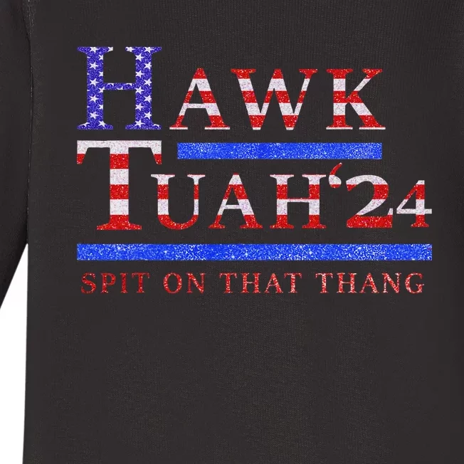 Hawk Tush Political Parody 2024 Baby Long Sleeve Bodysuit