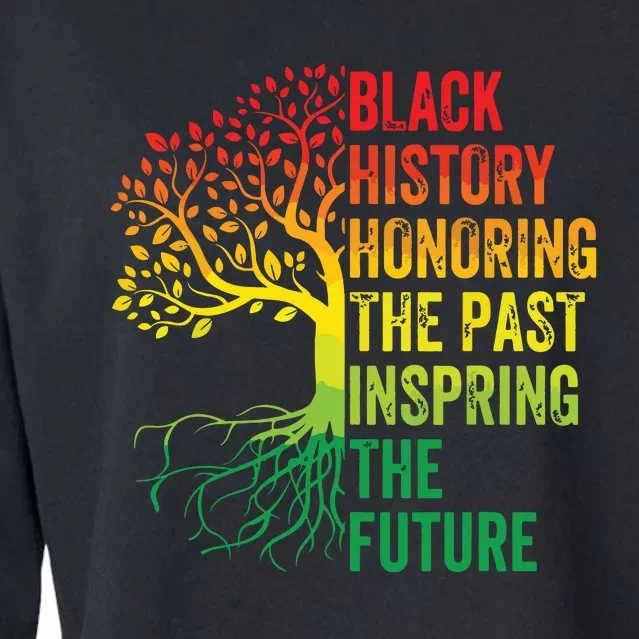 Honoring The Past Inspiring The Future Black History Month Cropped Pullover Crew