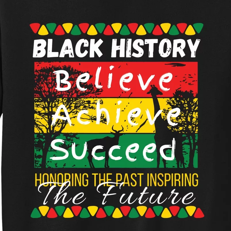 Honoring The Past Inspiring The Future Black History Month Sweatshirt