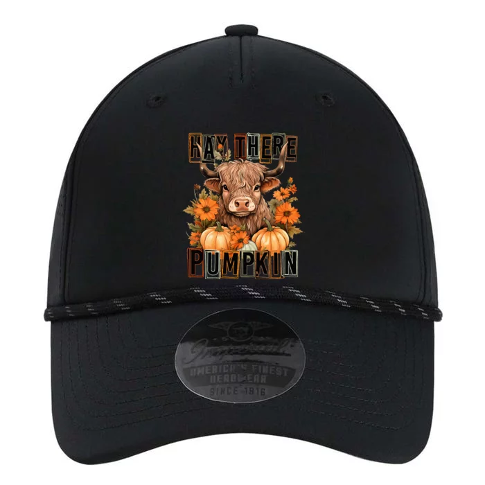 Hay There Pumkin Highland Cow Fall Autumn Thanksgiving Performance The Dyno Cap