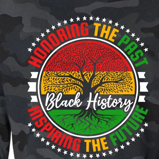 Honoring The Past Inspiring The Future Black History Month Cropped Pullover Crew