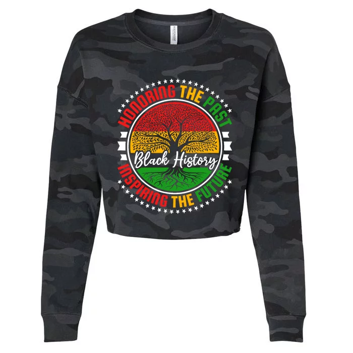 Honoring The Past Inspiring The Future Black History Month Cropped Pullover Crew