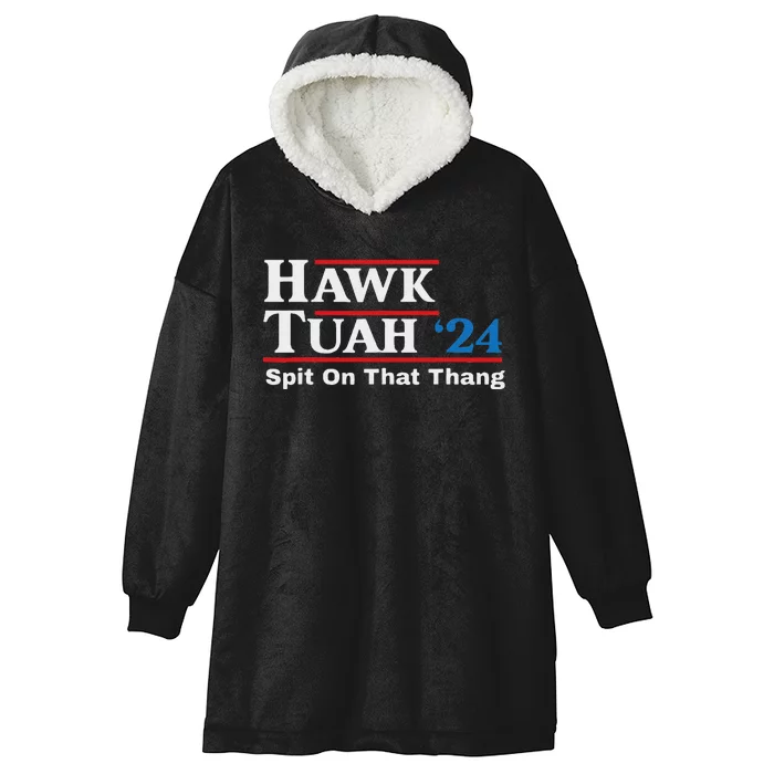 Hawk Tush Parody Presidential Humor Hooded Wearable Blanket