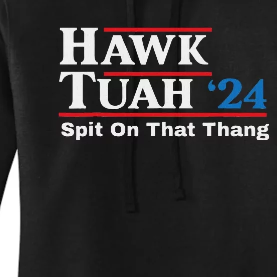 Hawk Tush Parody Presidential Humor Women's Pullover Hoodie