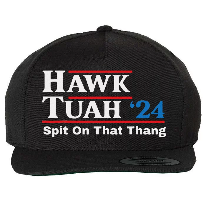 Hawk Tush Parody Presidential Humor Wool Snapback Cap