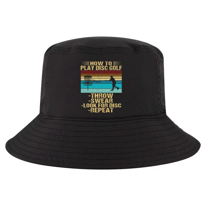 How To Play Disc Golf Funny Cool Comfort Performance Bucket Hat