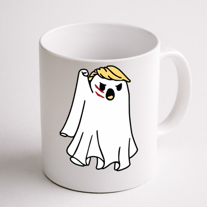 Halloween Trumpkin President Donald Trump 2024 Front & Back Coffee Mug