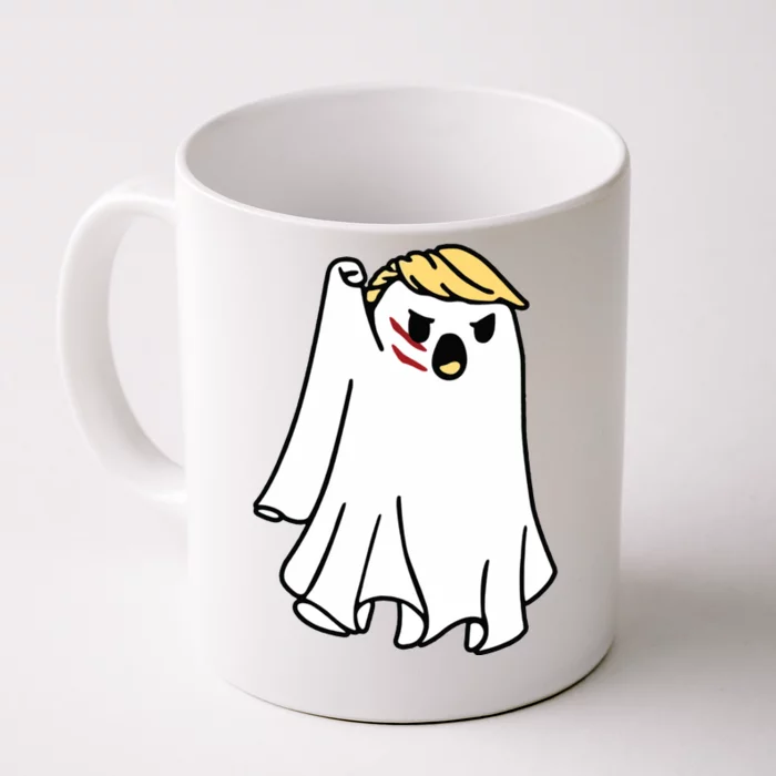 Halloween Trumpkin President Donald Trump 2024 Front & Back Coffee Mug