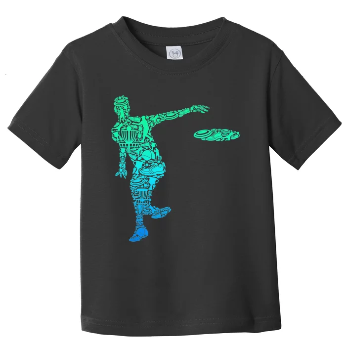 How To Play Disc Golf Funny Frisbee Golfing Player Toddler T-Shirt