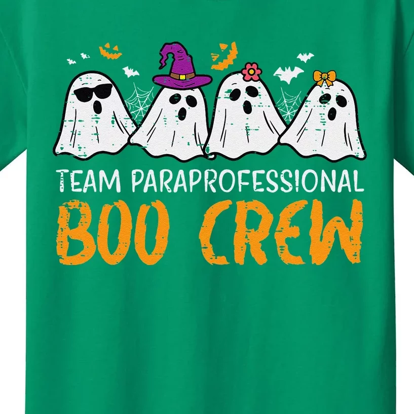 Halloween Team Paraprofessional Boo Crew Para Costume Women Gift Kids T-Shirt