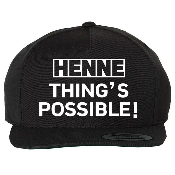 Henne Thing’s Possible Wool Snapback Cap