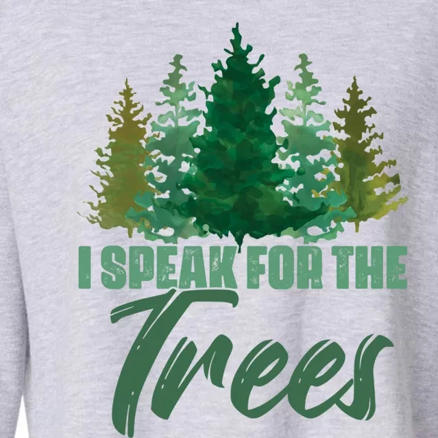 Hippie Tree Planting Earth Day Nature Lover Gift Cropped Pullover Crew