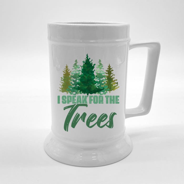 Hippie Tree Planting Earth Day Nature Lover Gift Front & Back Beer Stein