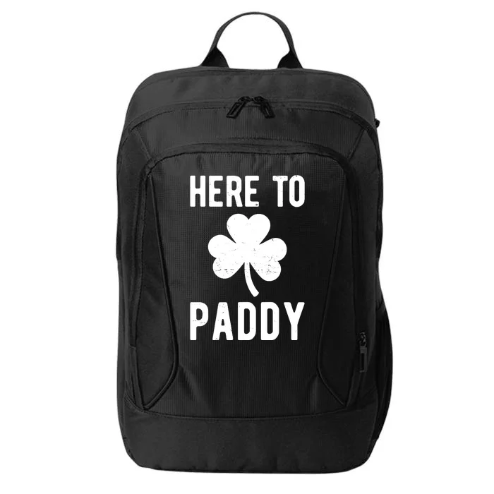 Here To Paddy St Patricks Day City Backpack