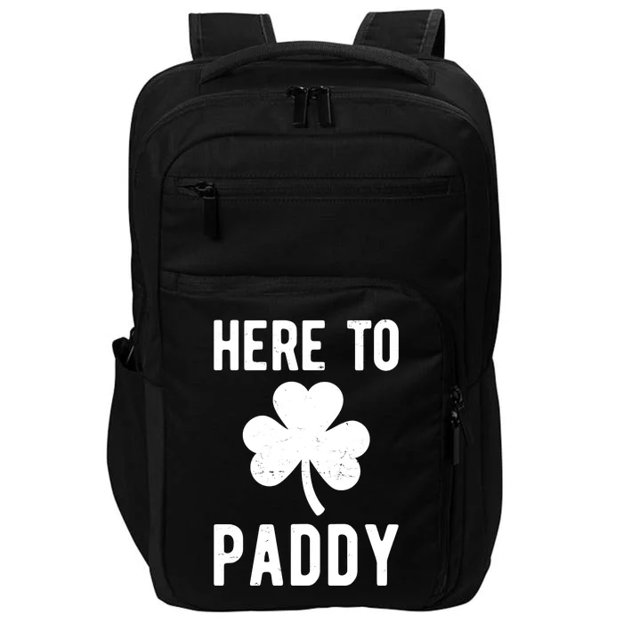 Here To Paddy St Patricks Day Impact Tech Backpack