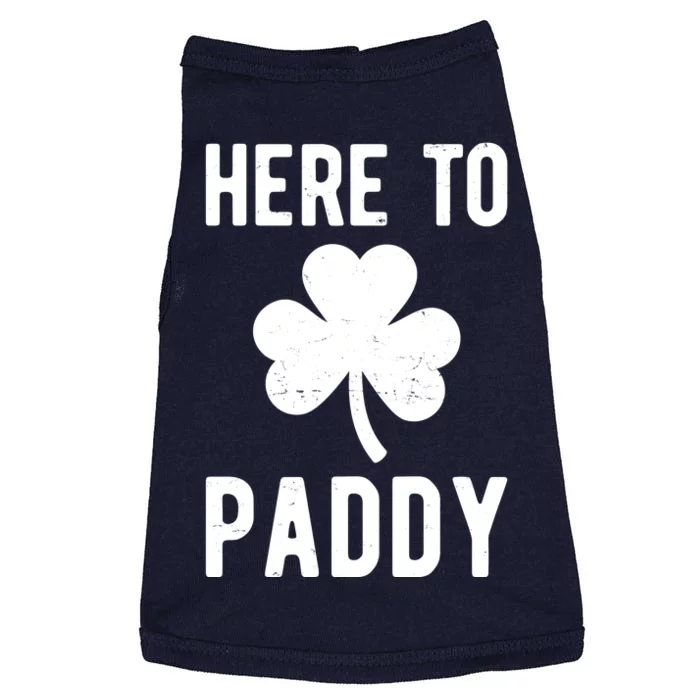 Here To Paddy St Patricks Day Doggie Tank