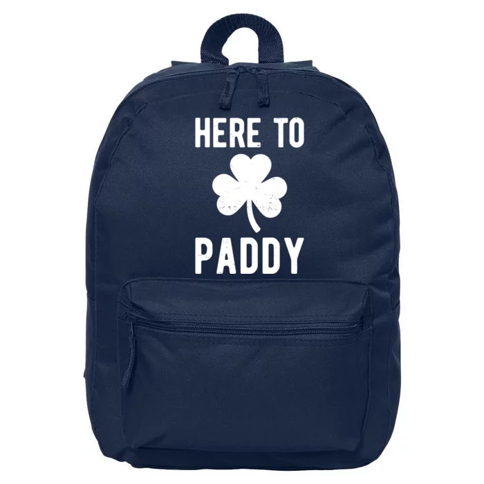 Here To Paddy St Patricks Day 16 in Basic Backpack