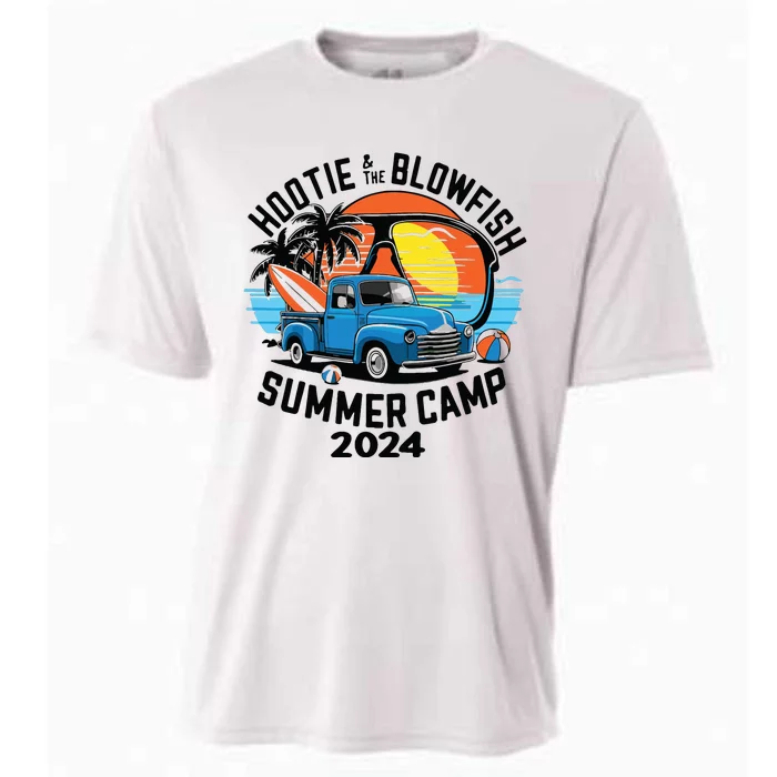 Hootie The Puffer Fish Summer 2024 Camping Adventure Cooling Performance Crew T-Shirt