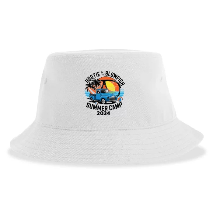 Hootie The Puffer Fish Summer 2024 Camping Adventure Sustainable Bucket Hat