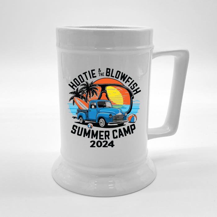 Hootie The Puffer Fish Summer 2024 Camping Adventure Front & Back Beer Stein