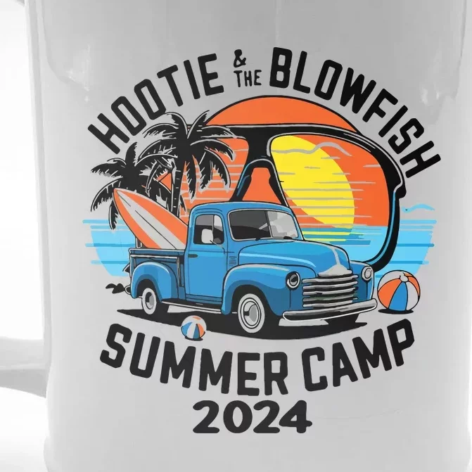 Hootie The Puffer Fish Summer 2024 Camping Adventure Front & Back Beer Stein